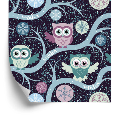 Wallpaper Owls On Branches