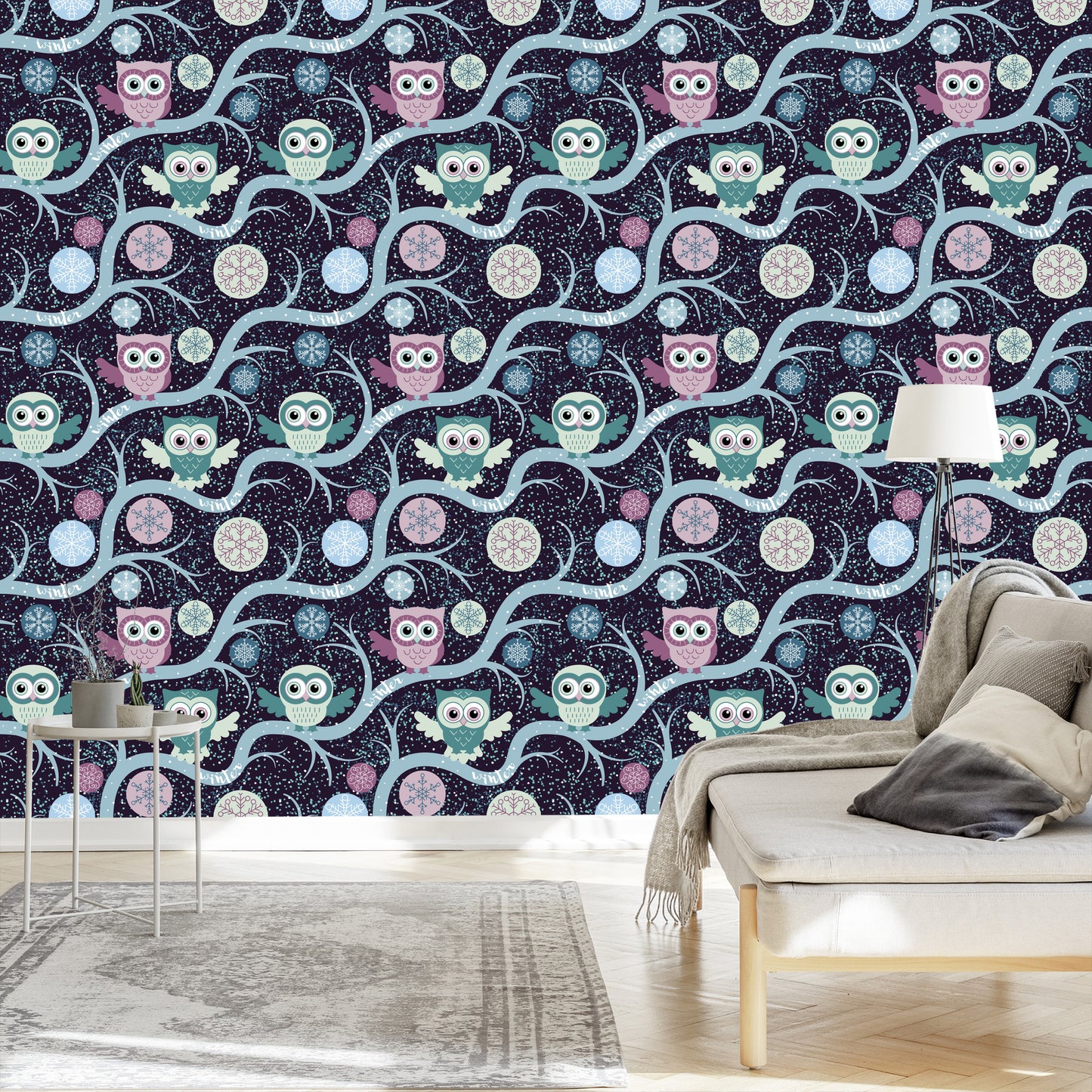Wallpaper Owls On Branches