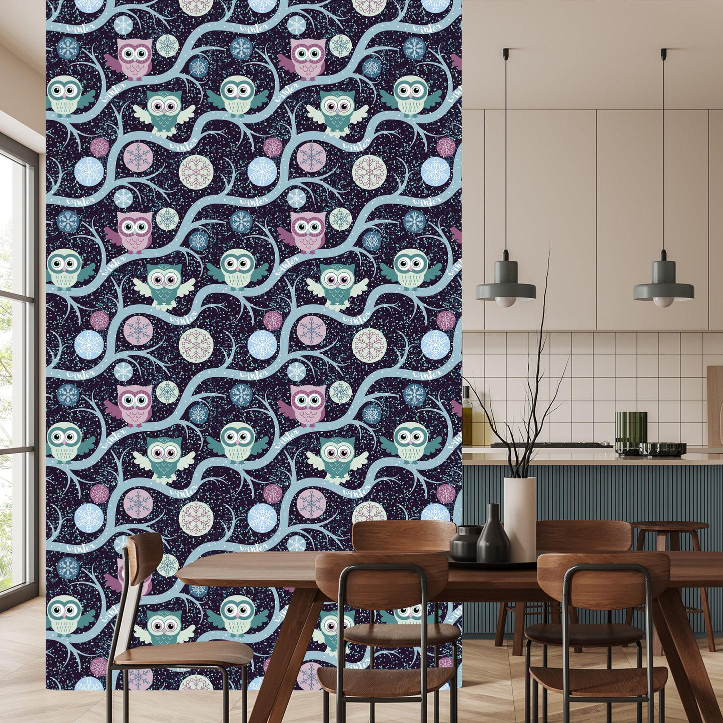 Wallpaper Owls On Branches