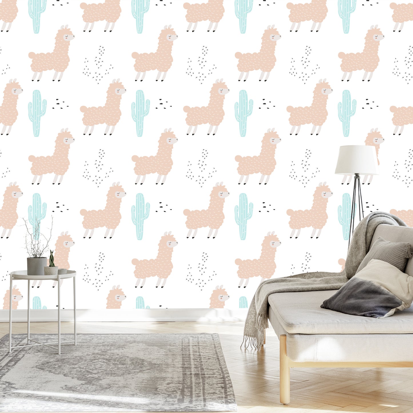 Wallpaper Nature Children's Room With Lamami