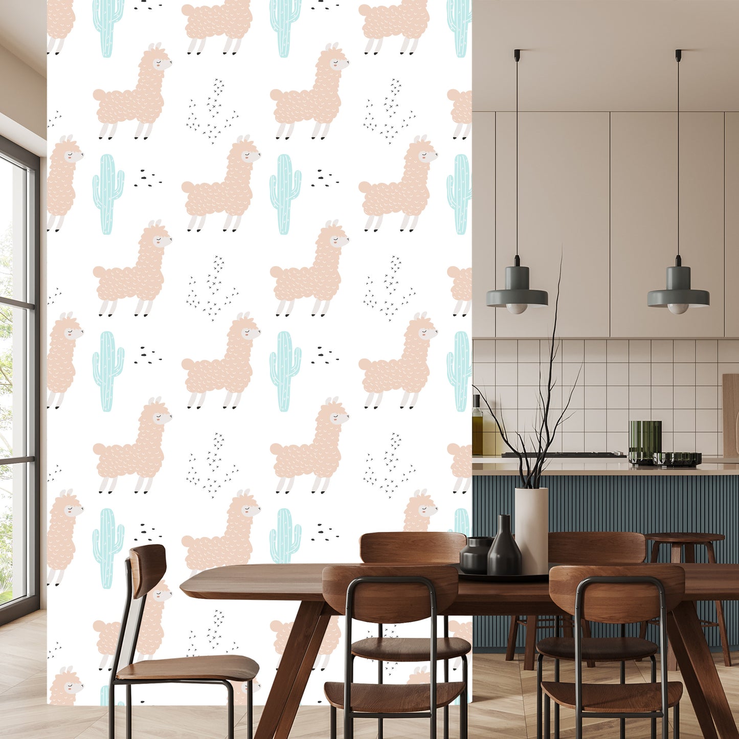 Wallpaper Nature Children's Room With Lamami