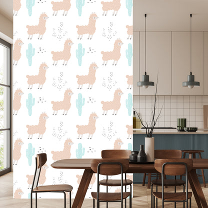 Wallpaper Nature Children's Room With Lamami
