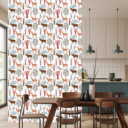 Wallpaper For Children - Forest Animals
