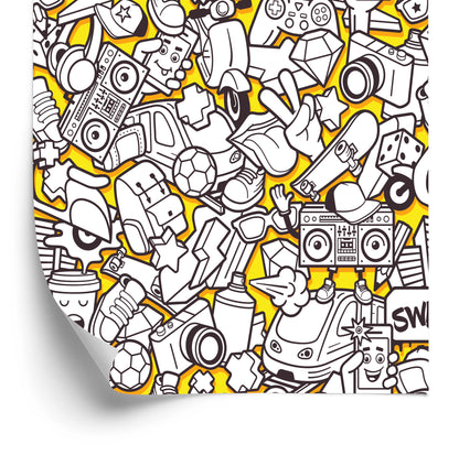 Wallpaper Youth City Life Graffiti Music