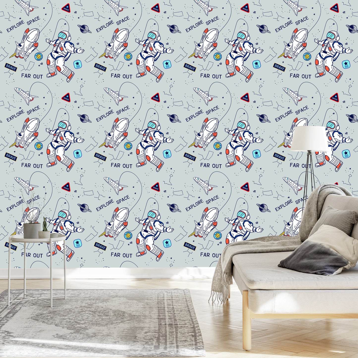 Wallpaper Astronaut's Cosmic Walk