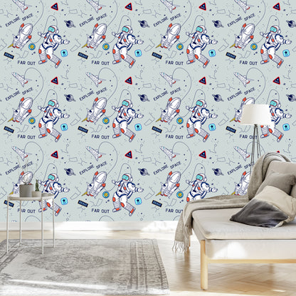 Wallpaper Astronaut's Cosmic Walk