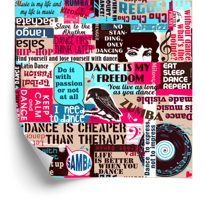 Wallpaper Dance Typography