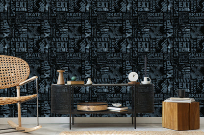 Wallpaper Skater Typography