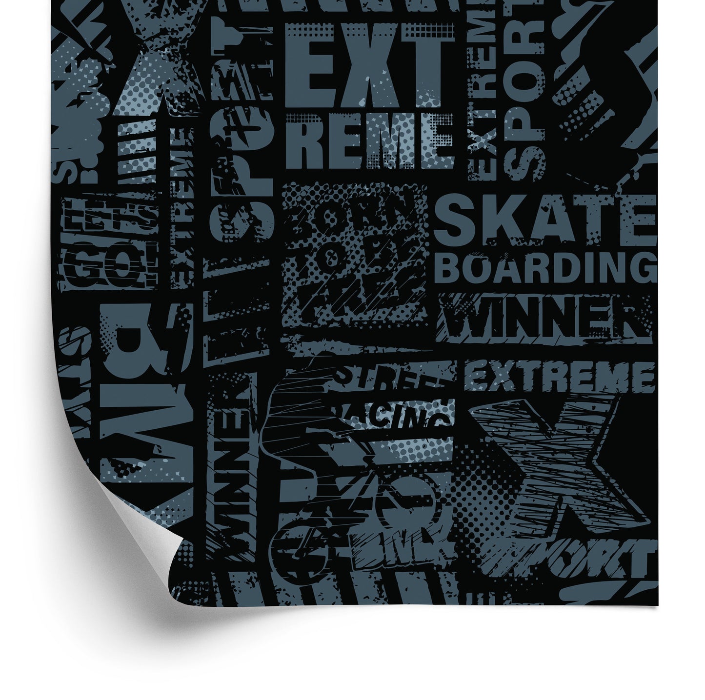 Wallpaper Skater Typography