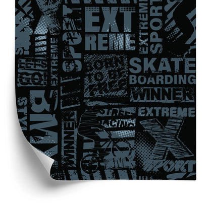 Wallpaper Skater Typography