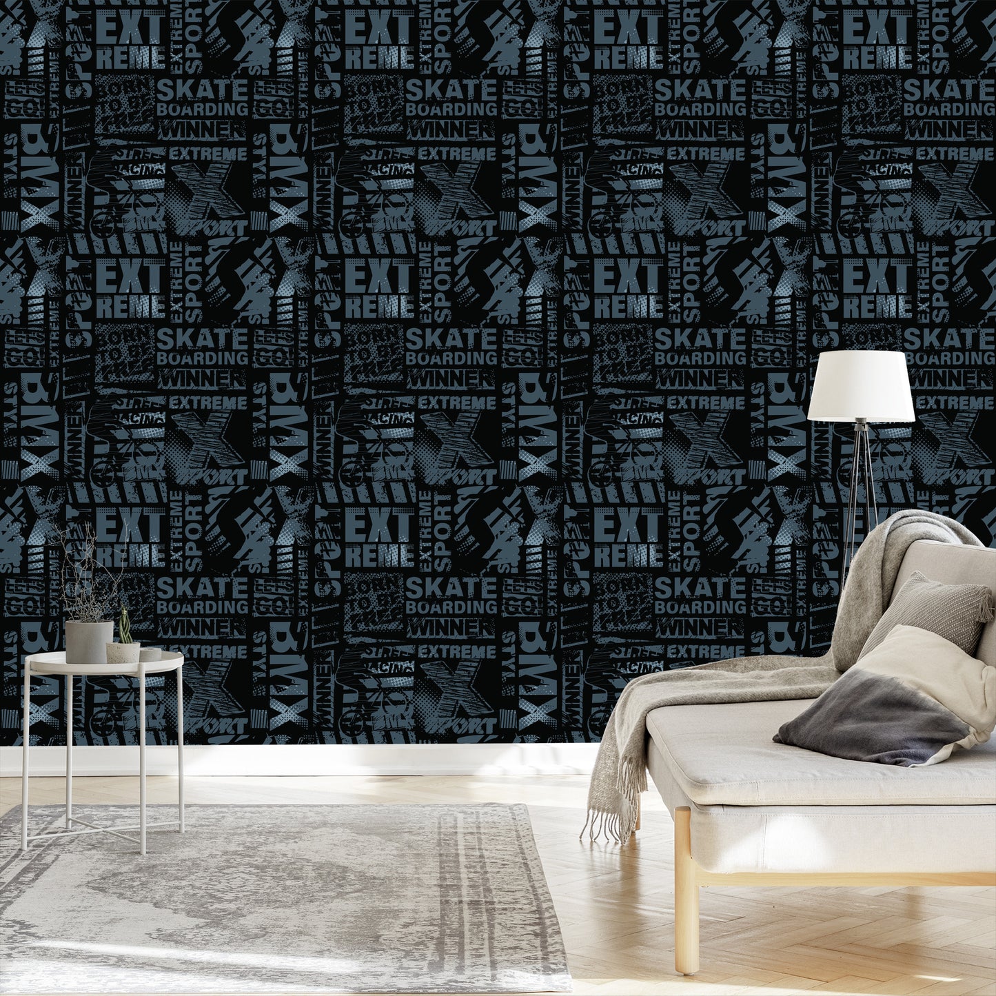 Wallpaper Skater Typography