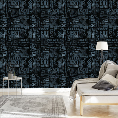 Wallpaper Skater Typography