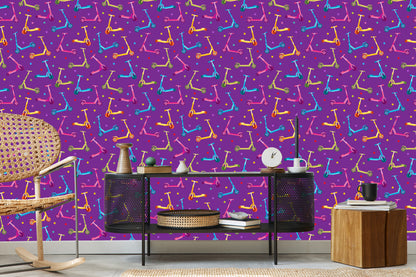 Wallpaper Colorful Scooters