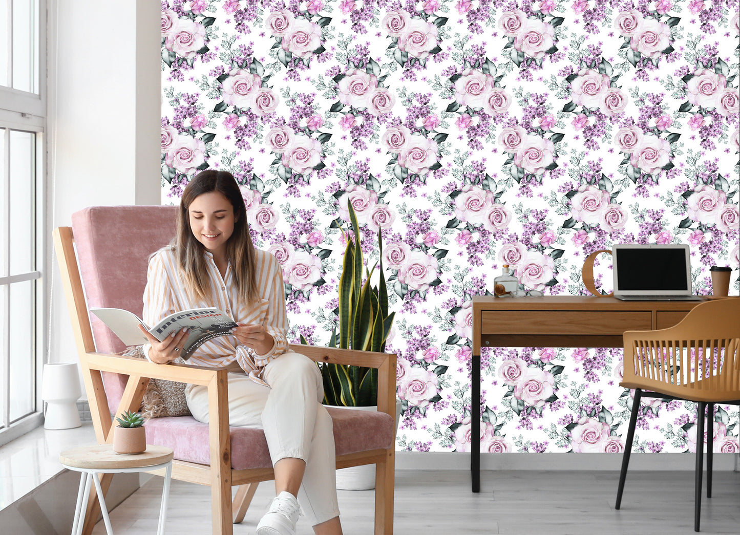 Wallpaper Delicate Roses