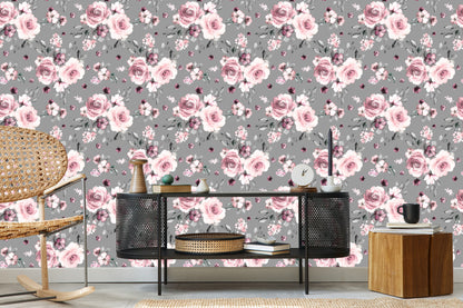 Wallpaper Fashionable Flowers Roses