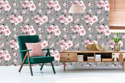 Wallpaper Fashionable Flowers Roses