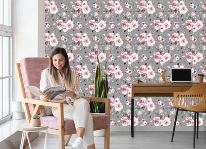Wallpaper Fashionable Flowers Roses
