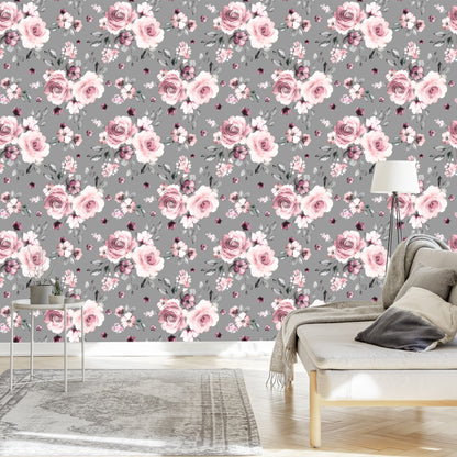 Wallpaper Fashionable Flowers Roses
