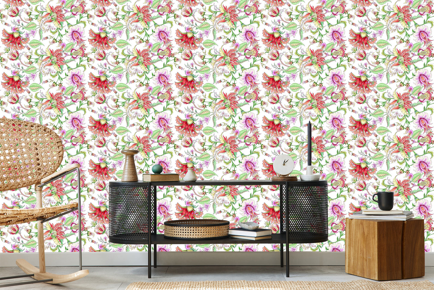 Wallpaper Flowers In Soft Colors
