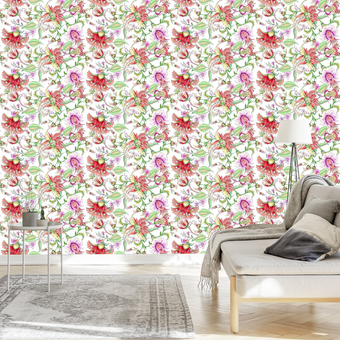 Wallpaper Flowers In Soft Colors