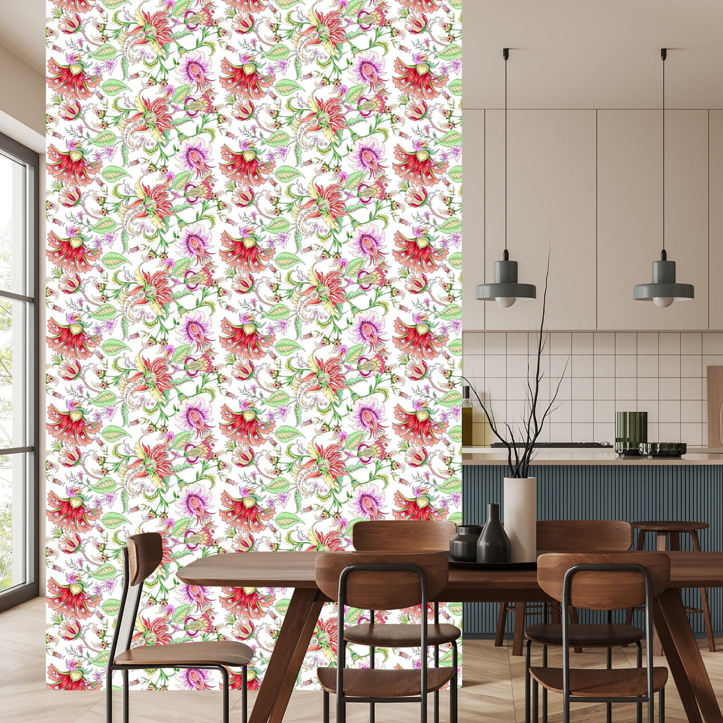 Wallpaper Flowers In Soft Colors