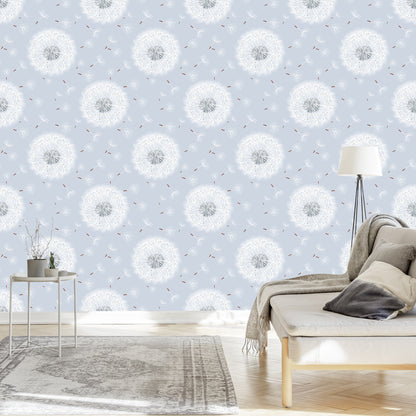 Wallpaper Flying Dandelion Seeds