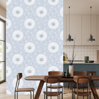 Wallpaper Flying Dandelion Seeds