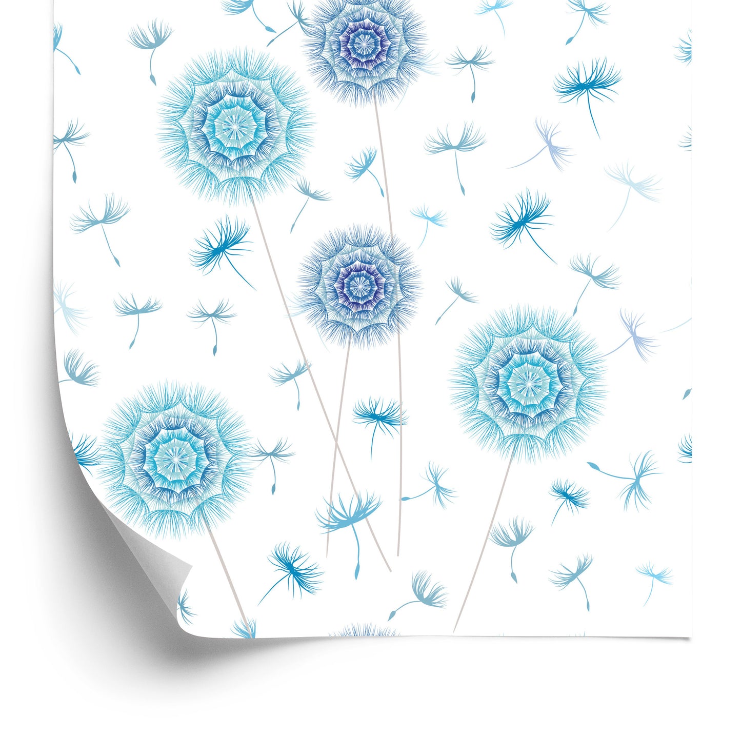 Wallpaper Dandelions In Ornaments