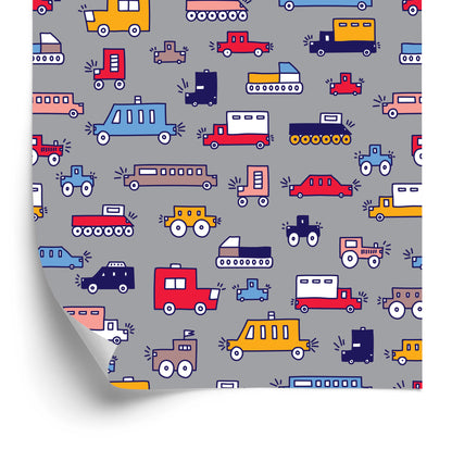 Wallpaper For Children - Colorful Cars