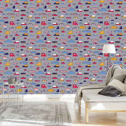 Wallpaper For Children - Colorful Cars