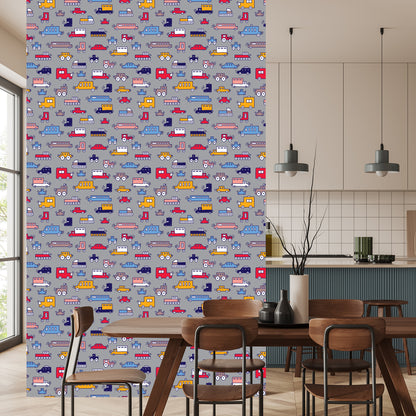 Wallpaper For Children - Colorful Cars