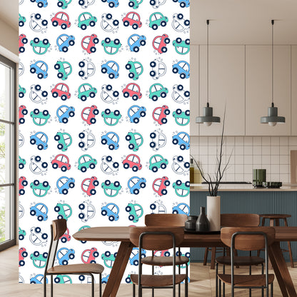Wallpaper Cars Colorful Cars For Children's Room