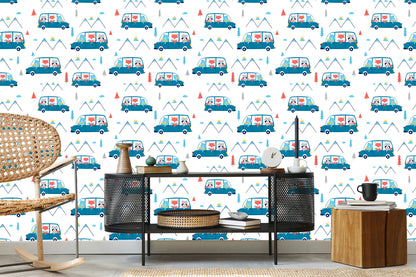 Wallpaper Pet Cars For Baby's Room