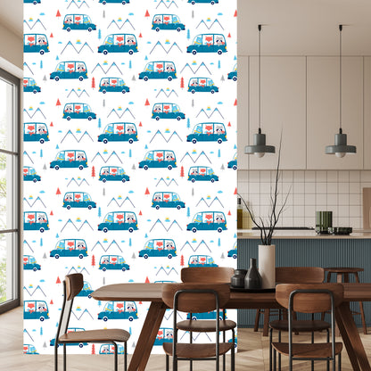 Wallpaper Pet Cars For Baby's Room
