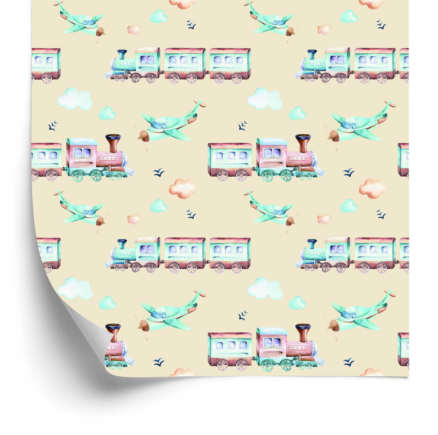 Wallpaper Airplanes And Trains