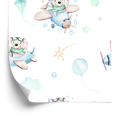 Wallpaper Teddy Bears In Airplanes
