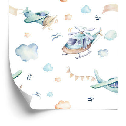 Wallpaper Airplanes And Helicopters