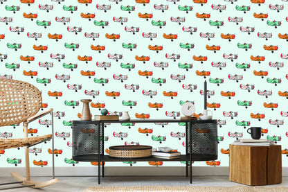 Wallpaper Fairy-Tale Vintage Airplanes
