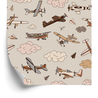 Wallpaper Vintage Airplanes