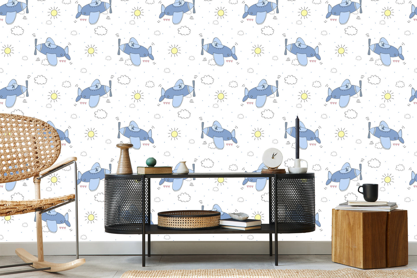 Wallpaper Fairytale Airplanes In The Sky