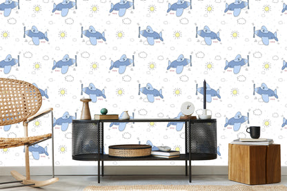 Wallpaper Fairytale Airplanes In The Sky