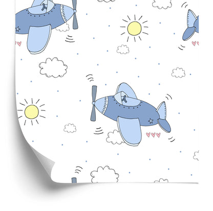 Wallpaper Fairytale Airplanes In The Sky