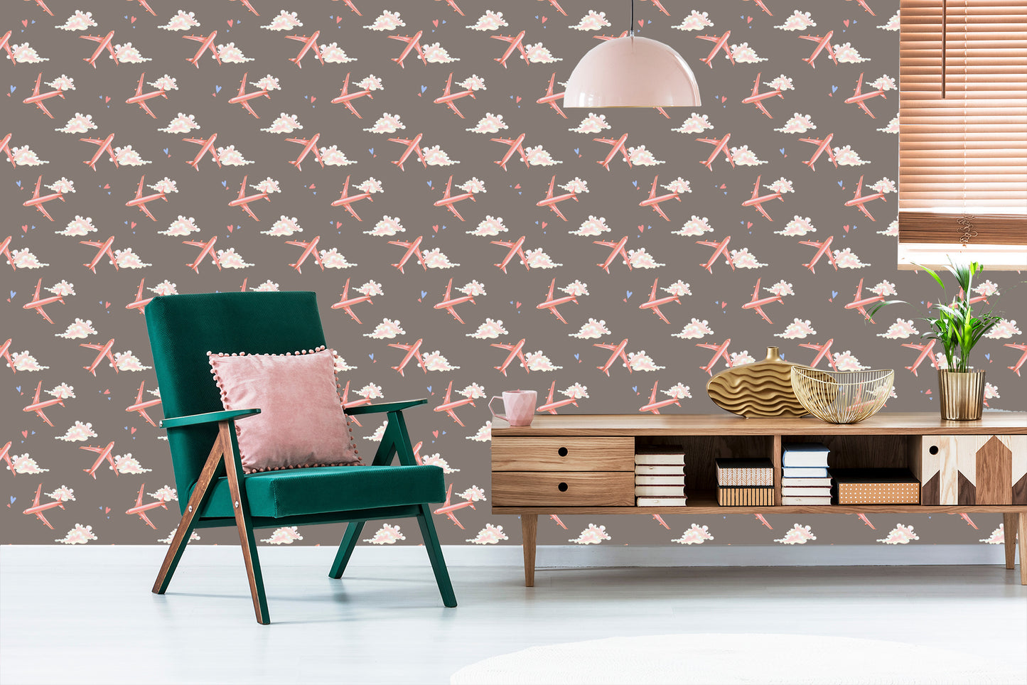 Wallpaper Pink Planes