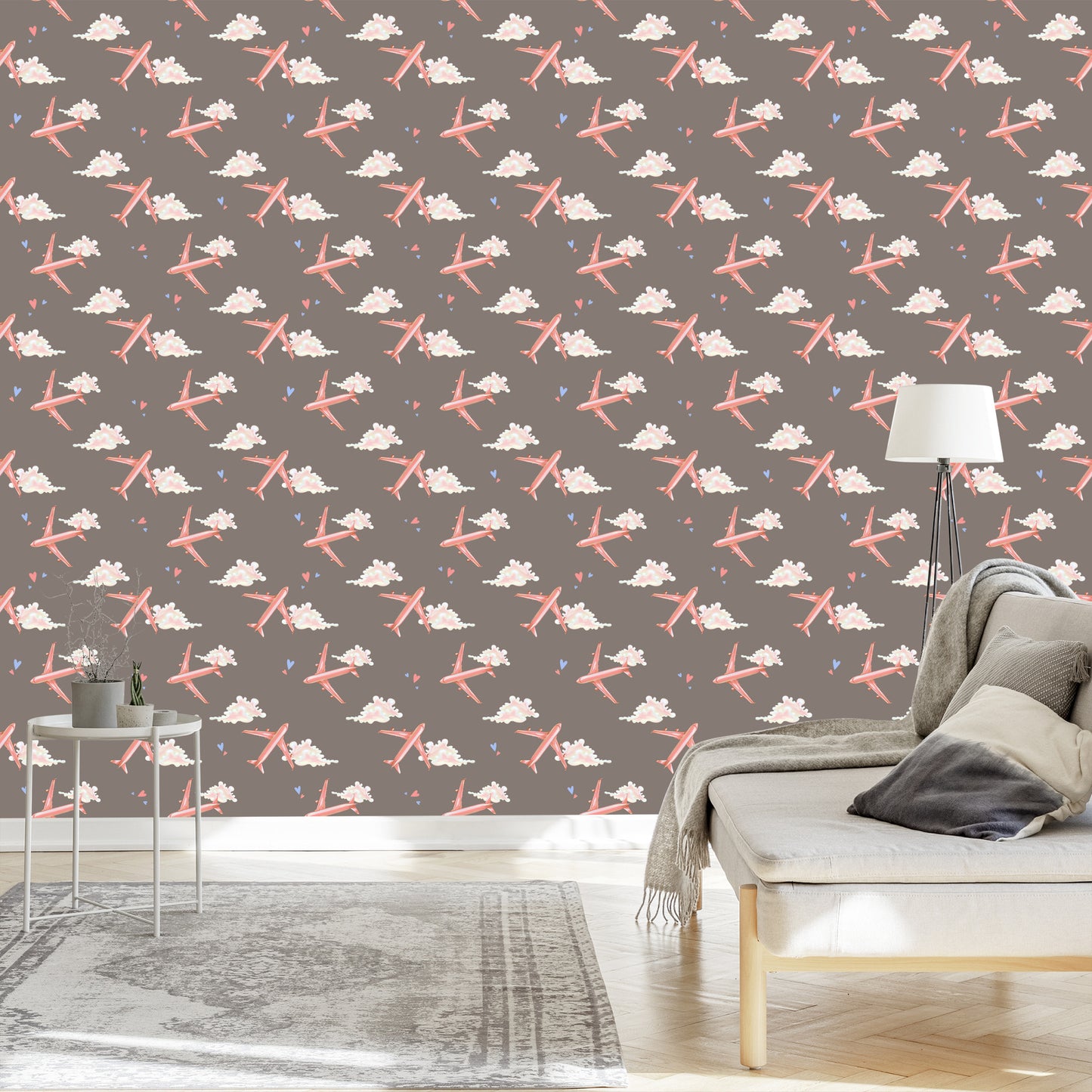 Wallpaper Pink Planes