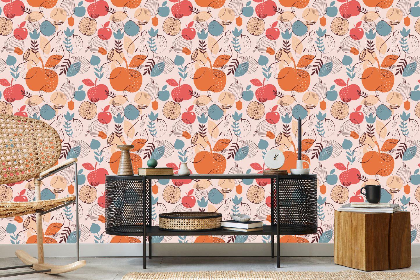 Wallpaper For The Kitchen - Autumn Harvest