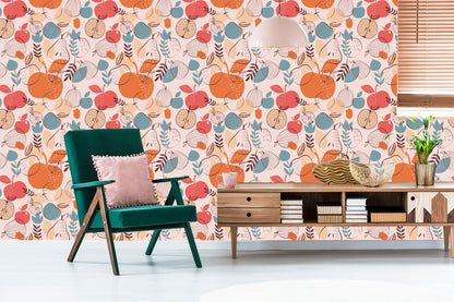 Wallpaper For The Kitchen - Autumn Harvest