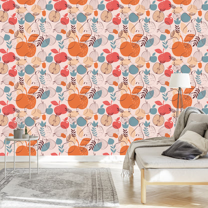 Wallpaper For The Kitchen - Autumn Harvest