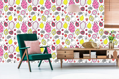 Wallpaper For The Kitchen - Exotic Fruits