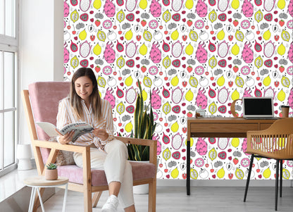 Wallpaper For The Kitchen - Exotic Fruits