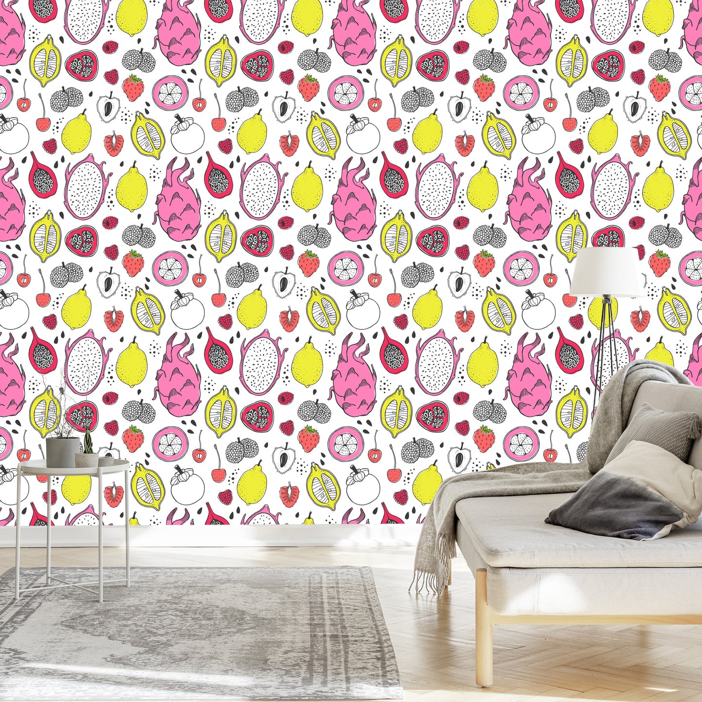 Wallpaper For The Kitchen - Exotic Fruits